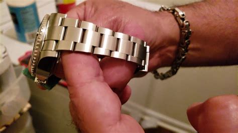 rolex submariner band scratches|scratches on Rolex bracelet.